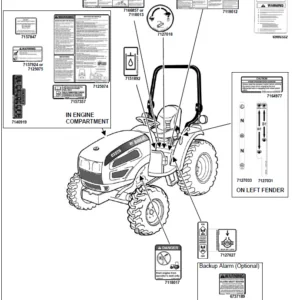 Bobcat CT225 Compact Tractor Operation & Maintenance Manual - PDF Download