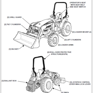 Bobcat CT230 Compact Tractor Operation & Maintenance Manual - PDF