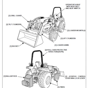 Bobcat CT445 Compact Tractor Operation & Maintenance Manual - PDF Download