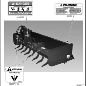 Bobcat Heavy Duty Box Blade Operation & Maintenance Manual - PDF Download