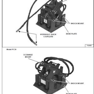 Bobcat Hydraulic Plate Compactor Operation & Maintenance Manual - PDF Download