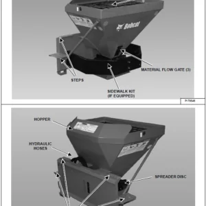 Bobcat Hydraulic Spreader HS8 Operation & Maintenance Manual - PDF Download