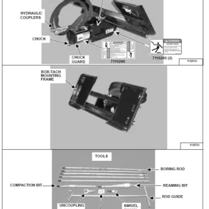 Bobcat Mini Boring Drive Operation & Maintenance Manual  - PDF Download