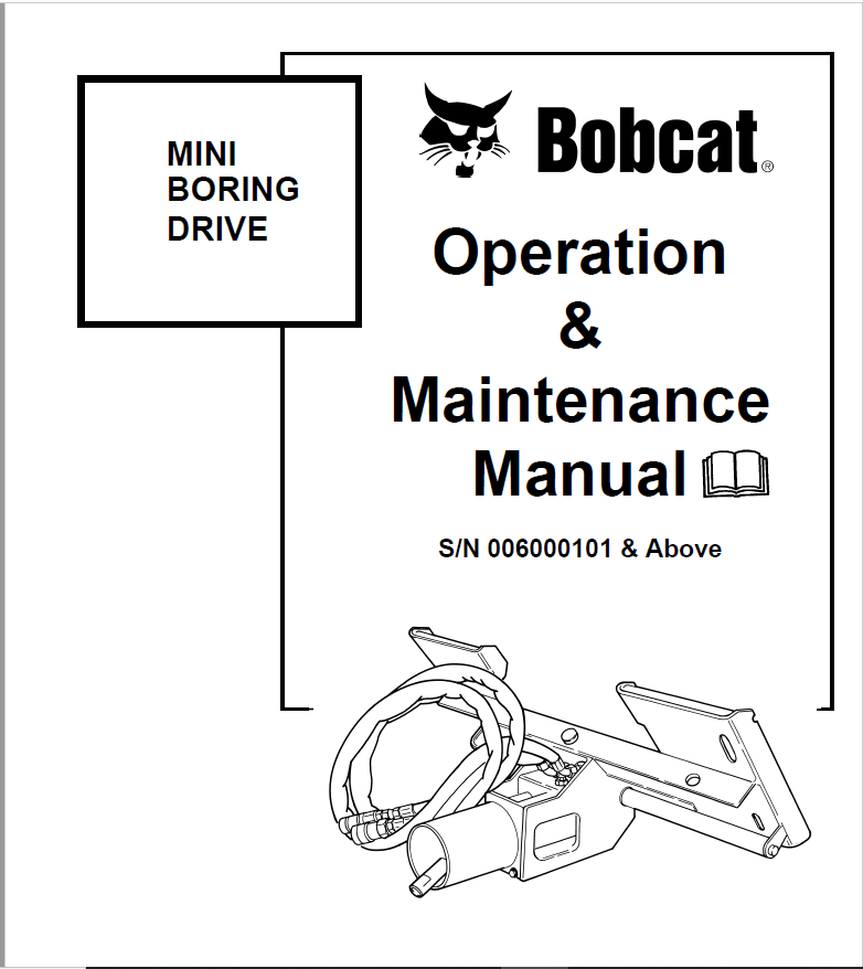 Bobcat Mini Boring Drive Operation & Maintenance Manual - PDF Download ...