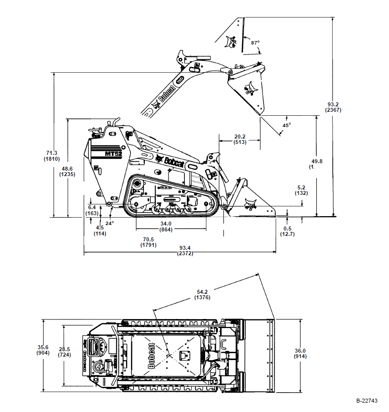 Bobcat Mt52 Operation & Maintenance Manual - PDF Download