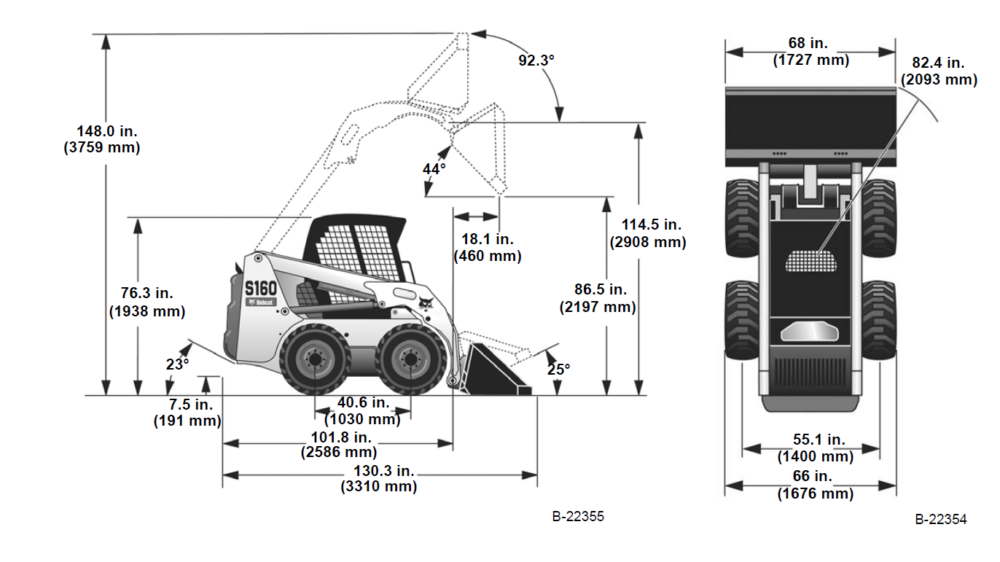 Bobcat S160 Skid Steer Loader Operation & Maintenance Manual - PDF ...