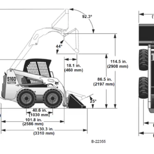 Bobcat S160 Skid Steer Loader Operation & Maintenance Manual - PDF Download
