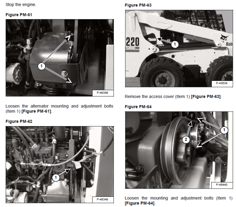 Bobcat S220 Skid Steer Loader Operation & Maintenance Manual - PDF