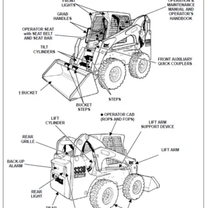 Bobcat S330 Skid Steer Loader Operation & Maintenance Manual
