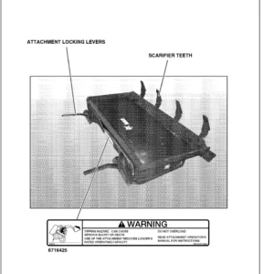 Bobcat Scarifier Operation & Maintenance Manual - PDF Download