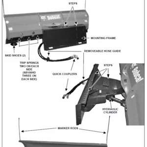 Bobcat Snow BLade SB86HD,SB96HD,SB108HD Operation & Maintenance Manual - PDF Download