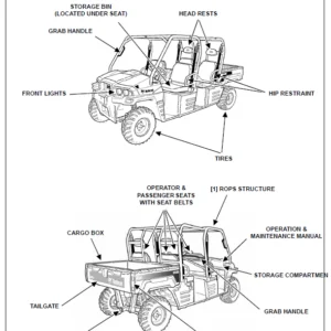 Bobcat Utility Vehicle 3400 3400XL Operation & Maintenance Manual - PDF Download