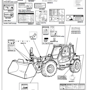 Bobcat V518 V723 V623 VersaHANDLER Operation & Maintenance Manual - PDF Download