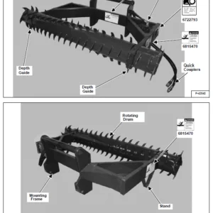 Bobcat VersaHANDLER Silage Defacer Operation & Maintenance Manual - PDF Download