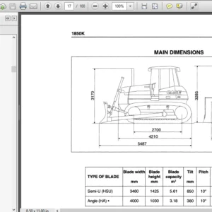 CASE 1850K Crawler dozer Operator's Manual - PDF Download