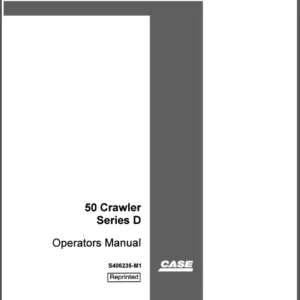 CASE 50 Crawler Series D Operators Manual - PDF DOWNLOAD