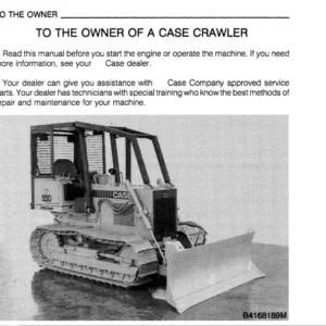Case 550 Crawler Operator's Manual - PDF Download