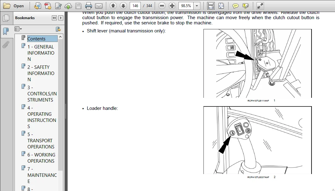 CASE 580N 5805N 580SN WT 59OSN Tier 4 Tractor Loader Backhoe Operatorโs Manual - PDF Download - Image 4