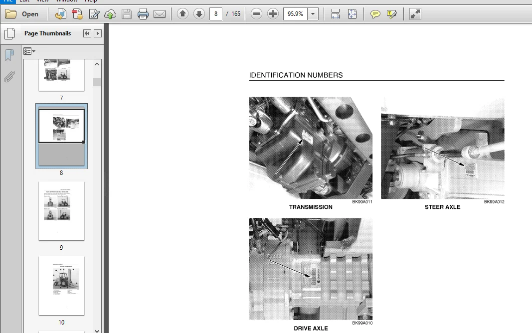 CASE 585G, 586G and 588G Forklift Operators Manual - PDF Download - Image 4
