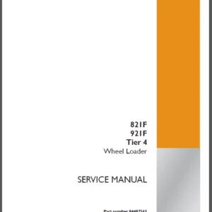 Case 821F 921F Tier 4 Wheel Loader Service Repair Manual - PDF Download