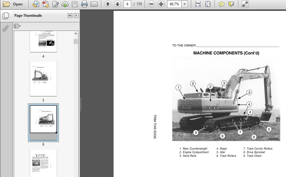CASE 9040B OPERATORS MANUAL - PDF DOWNLOAD - Image 3