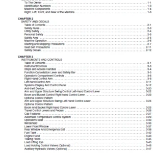 CASE CX800 TIER 3 CRAWLER EXCAVATOR OPERATOR’S MANUAL - PDF DOWNLOAD
