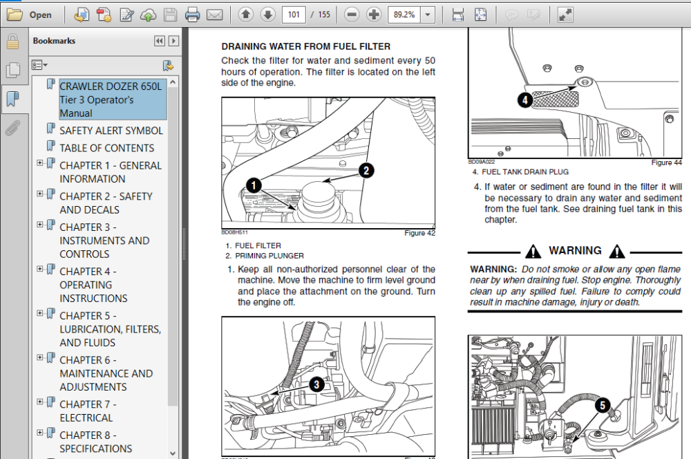 Case 650L Tier3 Crawler Dozer Operator's Manual - PDF Download ...