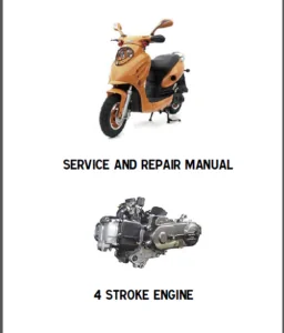 Chinese Jl50qt 4t Scooter Digital Workshop Repair Manual PDF DOWNLOAD