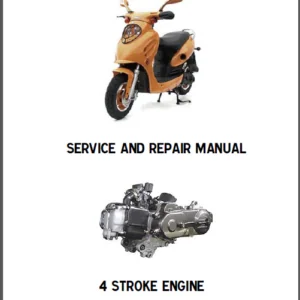Chinese Jl50qt 4t Scooter Digital Workshop Repair Manual PDF DOWNLOAD