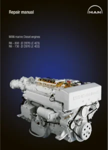 Man Marine Diesel Engine R6-800 D2876 Le423 R6-730 D2876 Le433 Factory Service Repair Workshop Manual Instant PDF Download