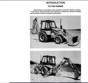 Case 480C Loader Backhoe Operators Manual - PDF Download