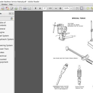 Case 480C Loader Backhoe Service Manual - PDF Download