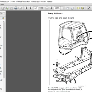 Case 580N 580SN-WT 580SN 590SN Loader Backhoe Operators Manual - PDF Download