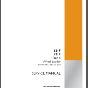 Case 621F 721F Tier 4 Wheel Loader Service Manual - PDF Download