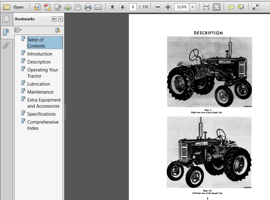 Case IH Tractor 130 Operator's Manual - PDF Download - Image 3