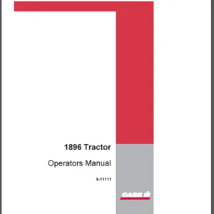Case IH Tractor 1896 Operator's Manual (9-11111) - PDF Download
