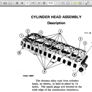 Case IH Tractor 225 Chrysler Engine & Fuel System Service Manual - PDF Download