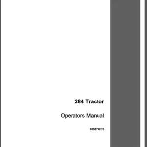 Case IH Tractor 284 Operator's Manual - PDF Download