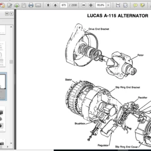 Case IH Tractor 385,395,485,495 COMPLETE Service Manual - PDF Download