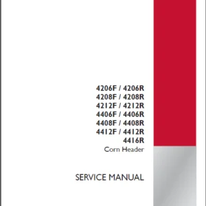 Case IH Tractor SERVICE MANUAL 4206F 4206R 4208F 4208R 4212F 4212R 4406F 4406R 4408F 4408R - PDF DOWNLOAD