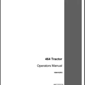 Case IH Tractor 464 Operator's Manual - PDF Download