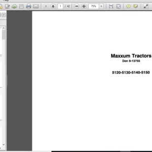 Case IH Tractor 5120, 5130, 5140, 5150 Operator's Manual Supplement - PDF Download