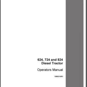 Case IH Tractor 624 724 824 Diesel Operator's Manual - PDF Download