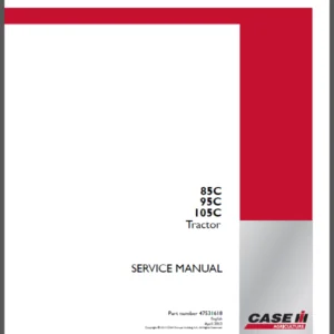 Case IH Tractor 85C, 95C, 105C Service Manual - PDF Download