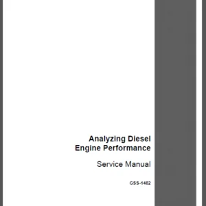 Case IH Tractor Analyzing Diesel Engine Performance Service Manual (GSS -1482) - PDF Download