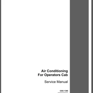 Case IH Tractor Air Conditioning for Operators cab Service Manual (GSS -1482) - PDF Download