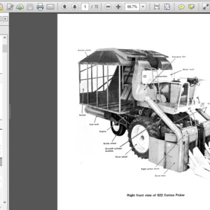 Case IH Tractor Cotton Pick Drum Overhaul 600 Service Manual_GSS-1413 - PDF Download