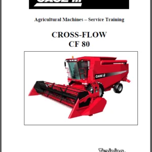 Case IH Tractor Cross Flow CF 80 Combine Service Manual CF80 - PDF Download