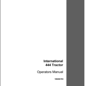 Case IH Tractor International 444 Operator's Manual - PDF DOWNLOAD