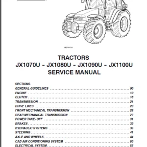 Case IH Tractor JX1070U,JX1080U,JX1090U,JX1100U Service Manual - PDF DOWNLOAD